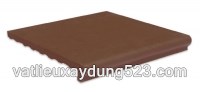 Gốm  Hạ long - Gạch bậc thềm màu Chocolate