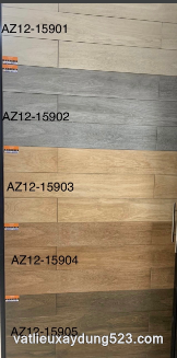 Gạch  gỗ lát nền Viglacera  15*90   AZ12 - 15901