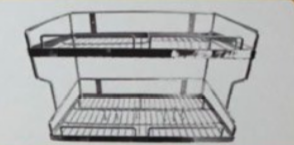  KỆ CHÉN BÁT 2 TẦNG INOX CAO CẤP 