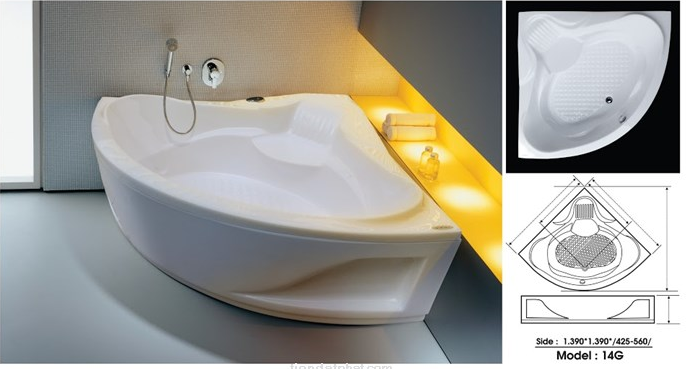  Bồn tắm nằm Việt Mỹ  14G