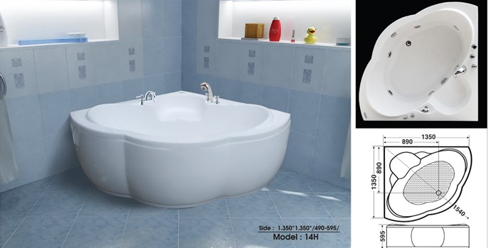  Bồn tắm nằm Việt Mỹ  14H