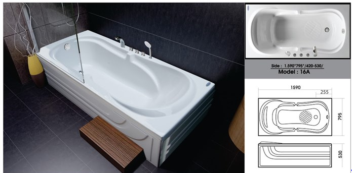  Bồn tắm nằm Việt Mỹ  16A