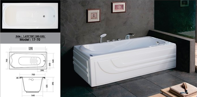  Bồn tắm nằm Việt Mỹ  17.70