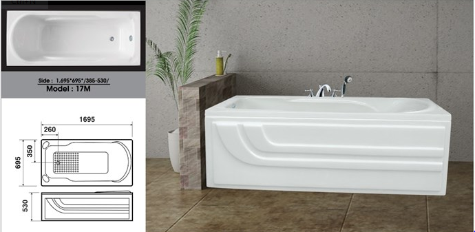  Bồn tắm nằm Việt Mỹ  17M