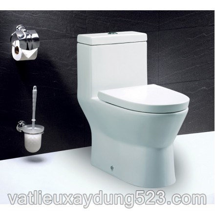 Bàn Cầu Một Khối Nắp Êm  CAESAR  C1374