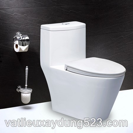 Bàn Cầu Một Khối Nắp Êm  CAESAR   C1363