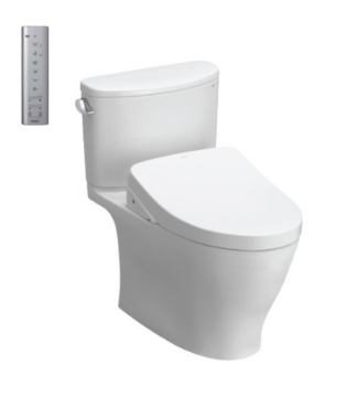 Bàn cầu  2 khối TOTO  CS767CRW12 nắp điện tử