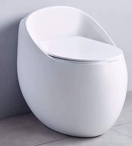 Bàn cầu  trứng 1 khối  màu trắng