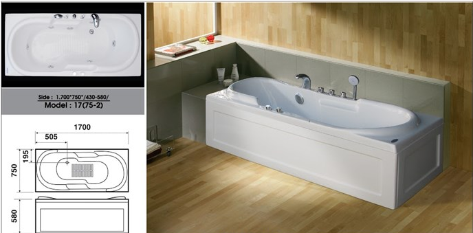 Bồn tắm nằm Việt Mỹ  17.75.2