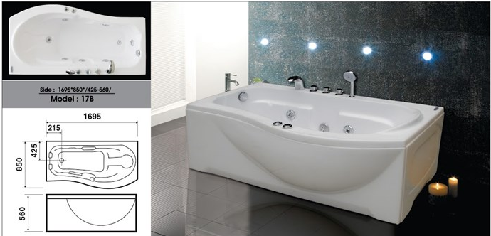 Bồn tắm nằm Việt Mỹ  17B
