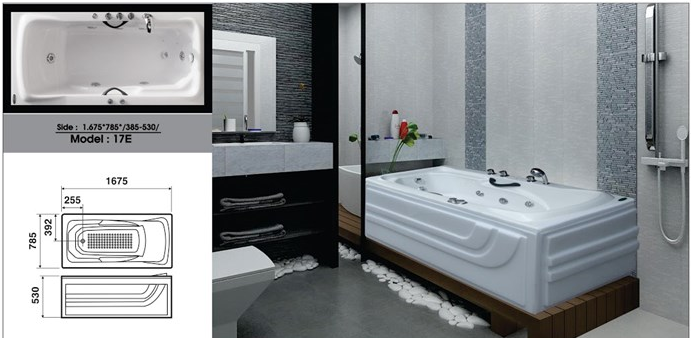 Bồn tắm nằm Việt Mỹ  17E