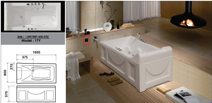 Bồn tắm nằm Việt Mỹ  17Y