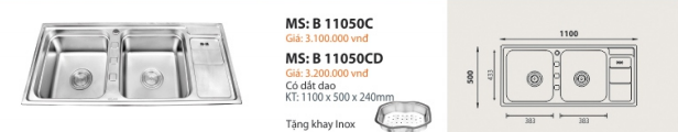  CHẬU RỬA CHÉN CAO CẤP  ROLAND    B 11050C