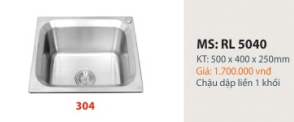 CHẬU RỬA CHÉN CAO CẤP  ROLAND   RL 5040