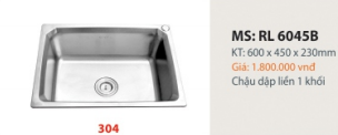 CHẬU RỬA CHÉN CAO CẤP  ROLAND  RL  6045B