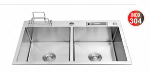 CHẬU RỬA CHÉN  INOX 304  KT8148DT