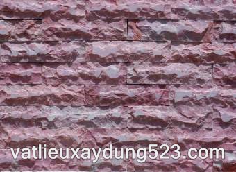Đá Trang Trí 10 x 20 - Bóc Hồng Đậm