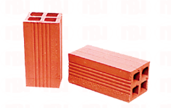 Gạch đất nung Đồng Nai  4 lỗ 