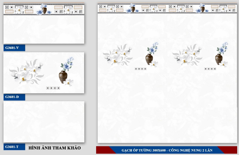 Gạch  ốp tường giá rẻ  30*60  G3601