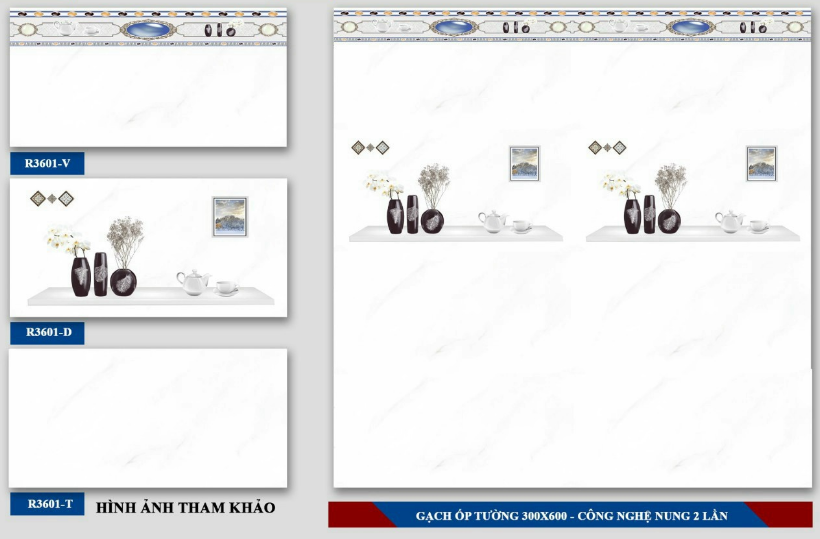 Gạch ốp tường giá rẻ 30*60 R3601