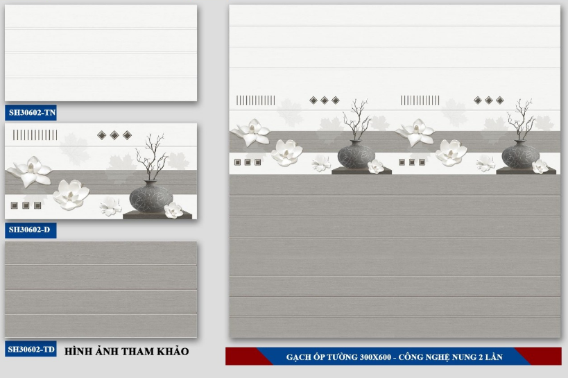 Gạch ốp tường giá rẻ 30*60 SH30602