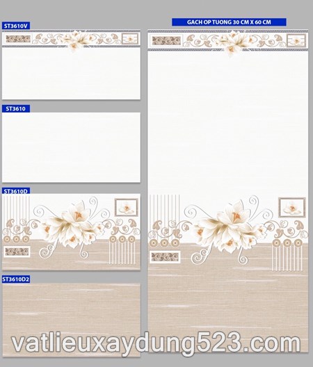 Gạch ốp tường giá rẻ GRANDCERA 30 x 60 ST3610