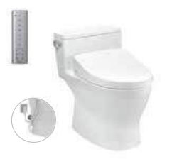  Bàn cầu  1 khối TOTO  MS188VKW11 nắp điện tử