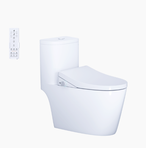 Bàn cầu kết hợp nắp điện tử Caesar   C1364F -  TAF710H