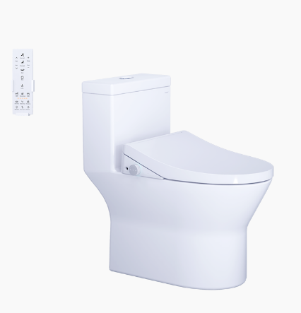 Bàn cầu kết hợp nắp điện tử Caesar   C1374F -  TAF710H