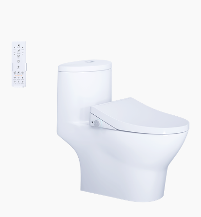 Bàn cầu kết hợp nắp điện tử Caesar   C1375F -  TAF710H