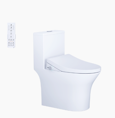 Bàn cầu kết hợp nắp điện tử Caesar   C1391F -  TAF710H