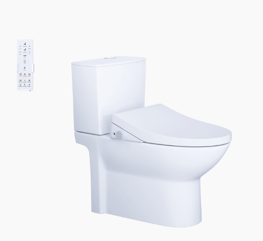 Bàn cầu kết hợp nắp điện tử Caesar   CD1340F -  TAF710H