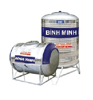 Bồn nước inox  Bình Minh  5000l đứng