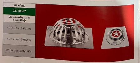 Cầu chắn rác  Inox 304 Nhật  CL-HG08