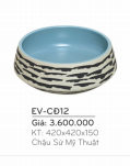 Chậu Sứ Mỹ Thuật EVEREST  EV - CĐ12
