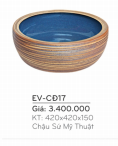 Chậu Sứ Mỹ Thuật EVEREST  EV - CĐ17
