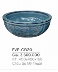 Chậu Sứ Mỹ Thuật EVEREST  EV - CĐ20