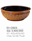 Chậu Sứ Mỹ Thuật EVEREST  EV - CĐ23