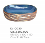 Chậu Sứ Mỹ Thuật EVEREST  EV - CĐ30