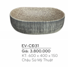 Chậu Sứ Mỹ Thuật EVEREST  EV - CĐ31