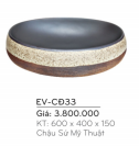 Chậu Sứ Mỹ Thuật EVEREST  EV - CĐ33