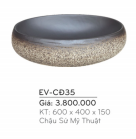 Chậu Sứ Mỹ Thuật EVEREST  EV - CĐ35