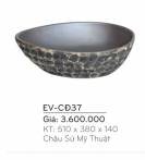 Chậu Sứ Mỹ Thuật EVEREST  EV - CĐ37