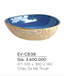 Chậu Sứ Mỹ Thuật EVEREST  EV - CĐ38