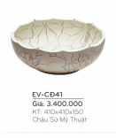 Chậu Sứ Mỹ Thuật EVEREST  EV - CĐ41