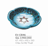 Chậu Sứ Mỹ Thuật EVEREST  EV - CĐ46