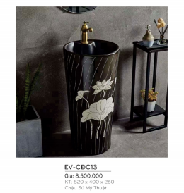 Chậu Sứ Mỹ Thuật EVEREST  EV - CĐC13