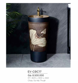 Chậu Sứ Mỹ Thuật EVEREST  EV - CĐC17