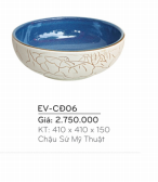 Chậu Sứ Nghệ Thuật EVEREST  EV - CĐ06