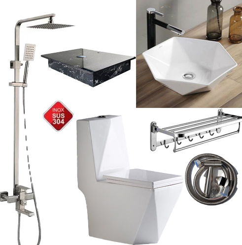 COMBO số 10  Thiết Bị Phòng tắm